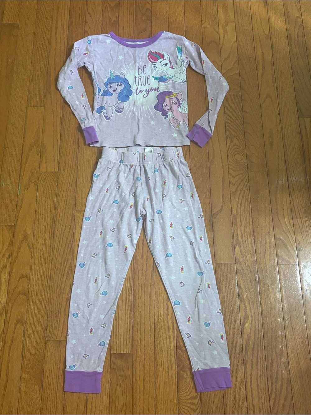 My Little Pony Lavender and Purple Unicorn Pajama Set